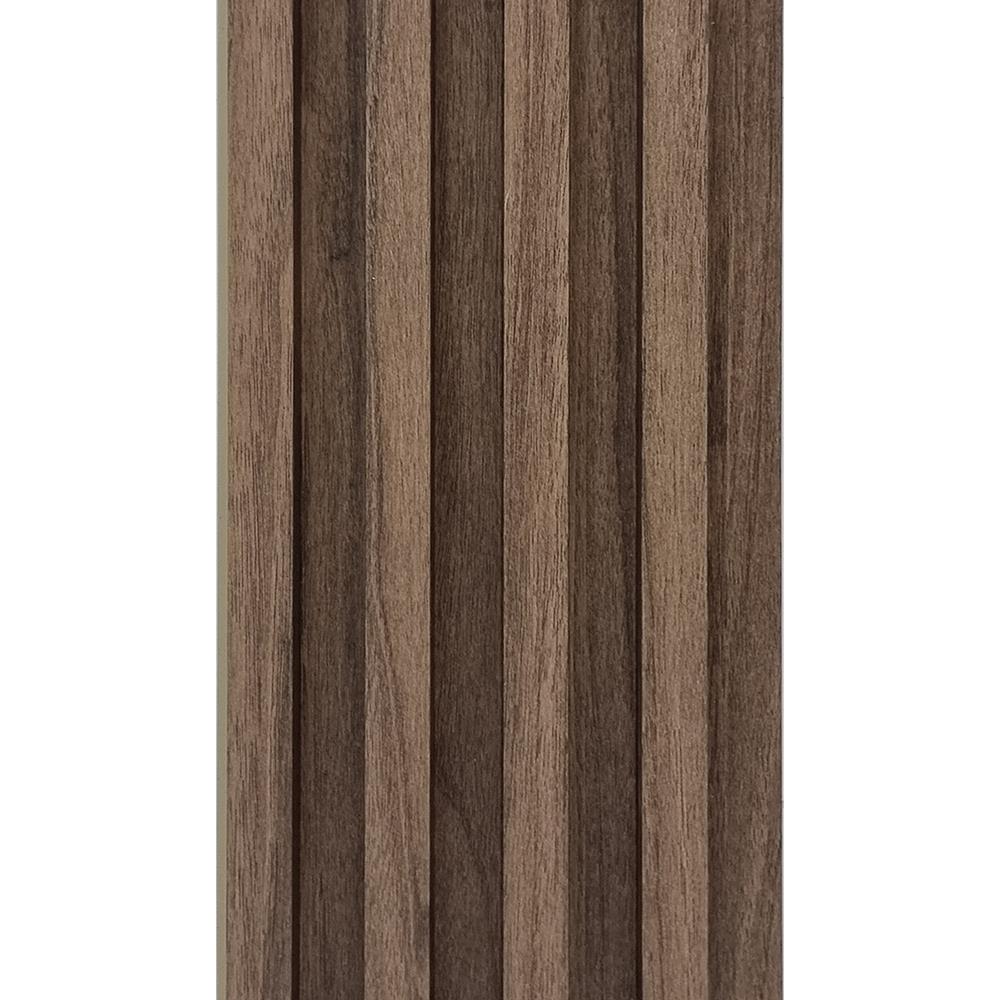 แผ่นผนัง PVC INOVAR FLOOR WPB870A 16x2x240 ซม. สี ENGLISH WALNUT