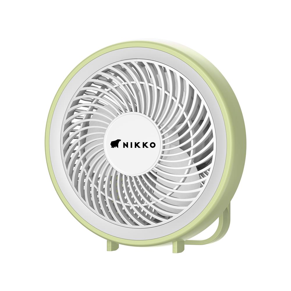 พัดลมตั้งโต๊ะ 6 นิ้ว NIKKO NK-MF-L2766G สีเขียว