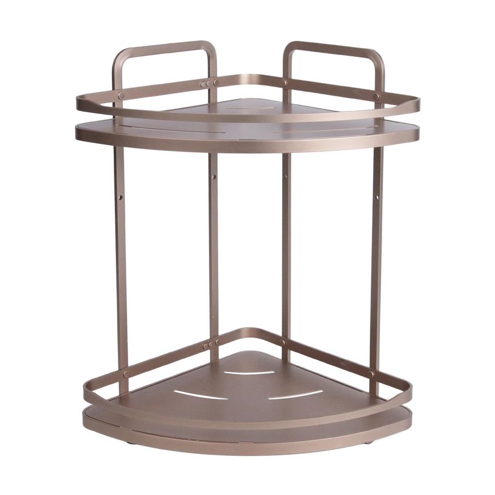 ชั้นแขวนเข้ามุม 2 ชั้น MOYA K250425T สีบรอนซ์ทอง_0