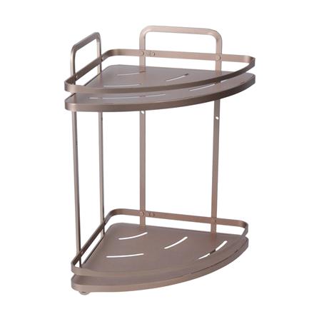 ชั้นแขวนเข้ามุม 2 ชั้น MOYA K250425T สีบรอนซ์ทอง_2