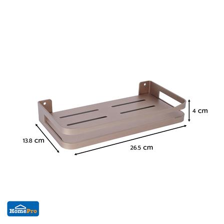 ชั้นแขวนติดผนัง 1 ชั้น MOYA K250419T สีบรอนซ์ทอง_7