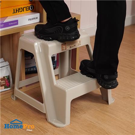 บันได STEP MATALL 2 ขั้น PN999/1 CIRCULAR สีน้ำตาลอมเทา_4