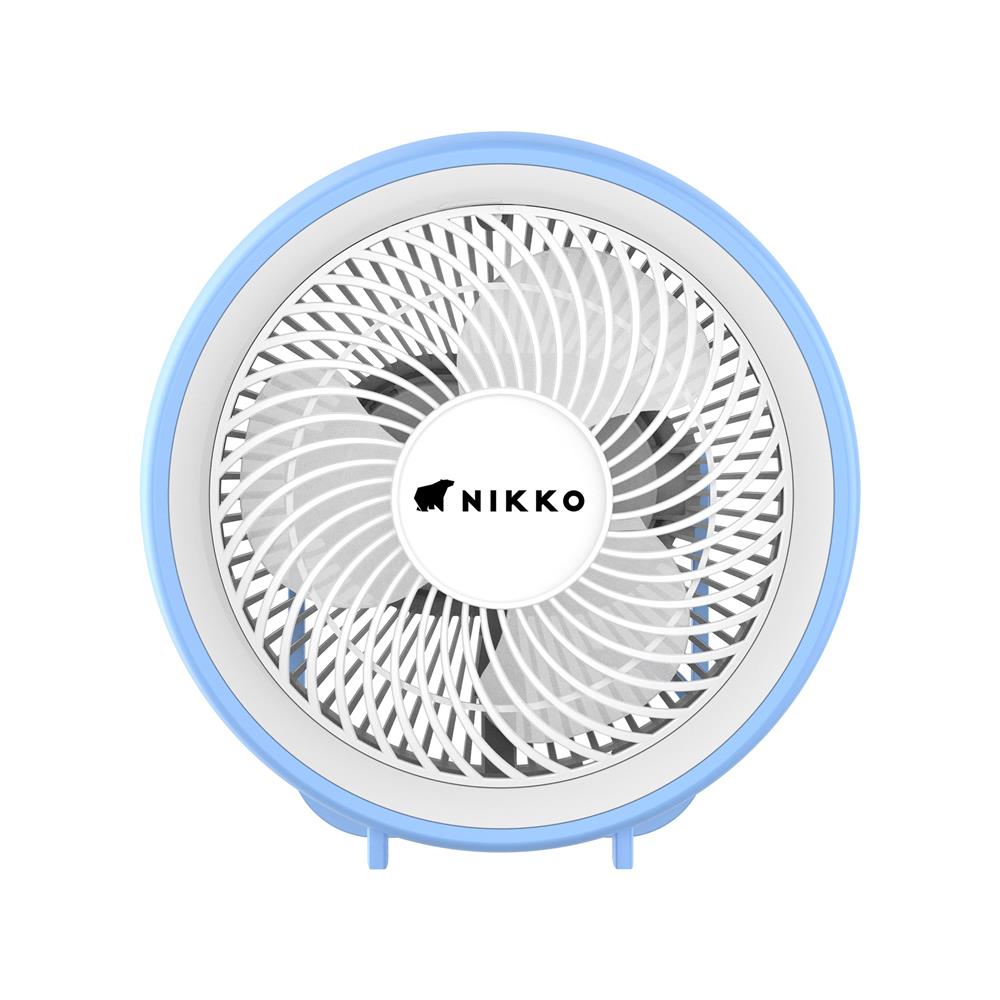พัดลมตั้งโต๊ะ 6 นิ้ว NIKKO NK-MF-L2766B สีฟ้า