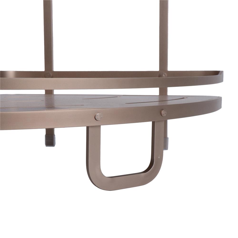 ชั้นวางเข้ามุม 3 ชั้น MOYA K250421T สีบรอนซ์ทอง