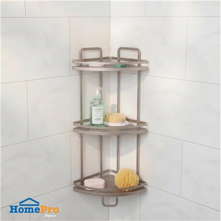 ชั้นวางเข้ามุม 3 ชั้น MOYA K250421T สีบรอนซ์ทอง_5