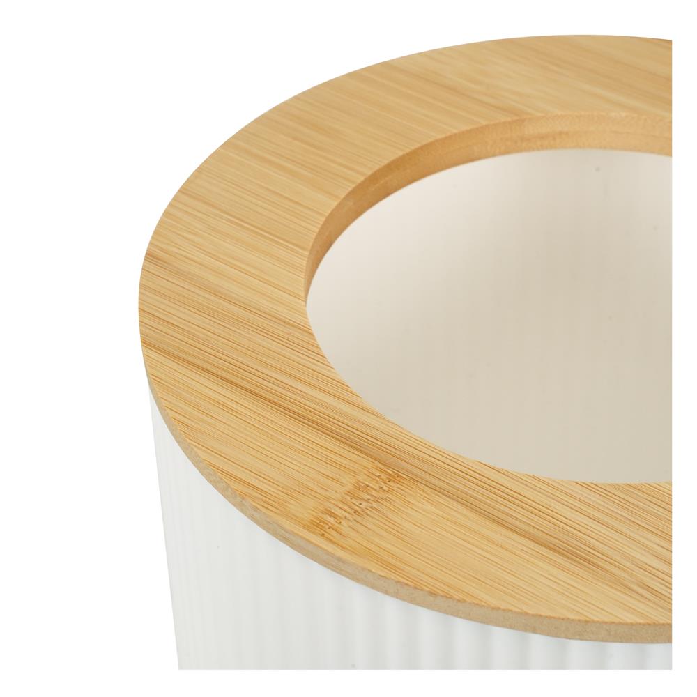 ถังขยะกลม ACCO MOKU 6 ลิตร สีขาว