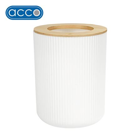 ถังขยะกลม ACCO MOKU 6 ลิตร สีขาว_0