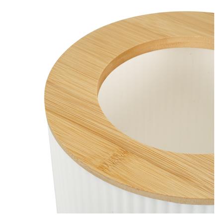 ถังขยะกลม ACCO MOKU 6 ลิตร สีขาว_2