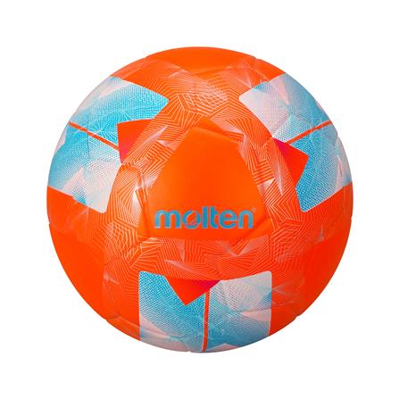 ลูกฟุตซอล PVC หนังอัด MOLTEN F9N1510 สีส้ม/ฟ้า_0