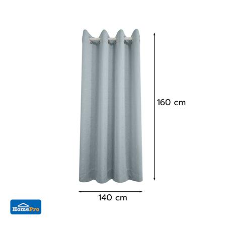 ผ้าม่าน EYELET HOME LIVING STYLE FANAR UV 140X160 ซม. สีเทา_5