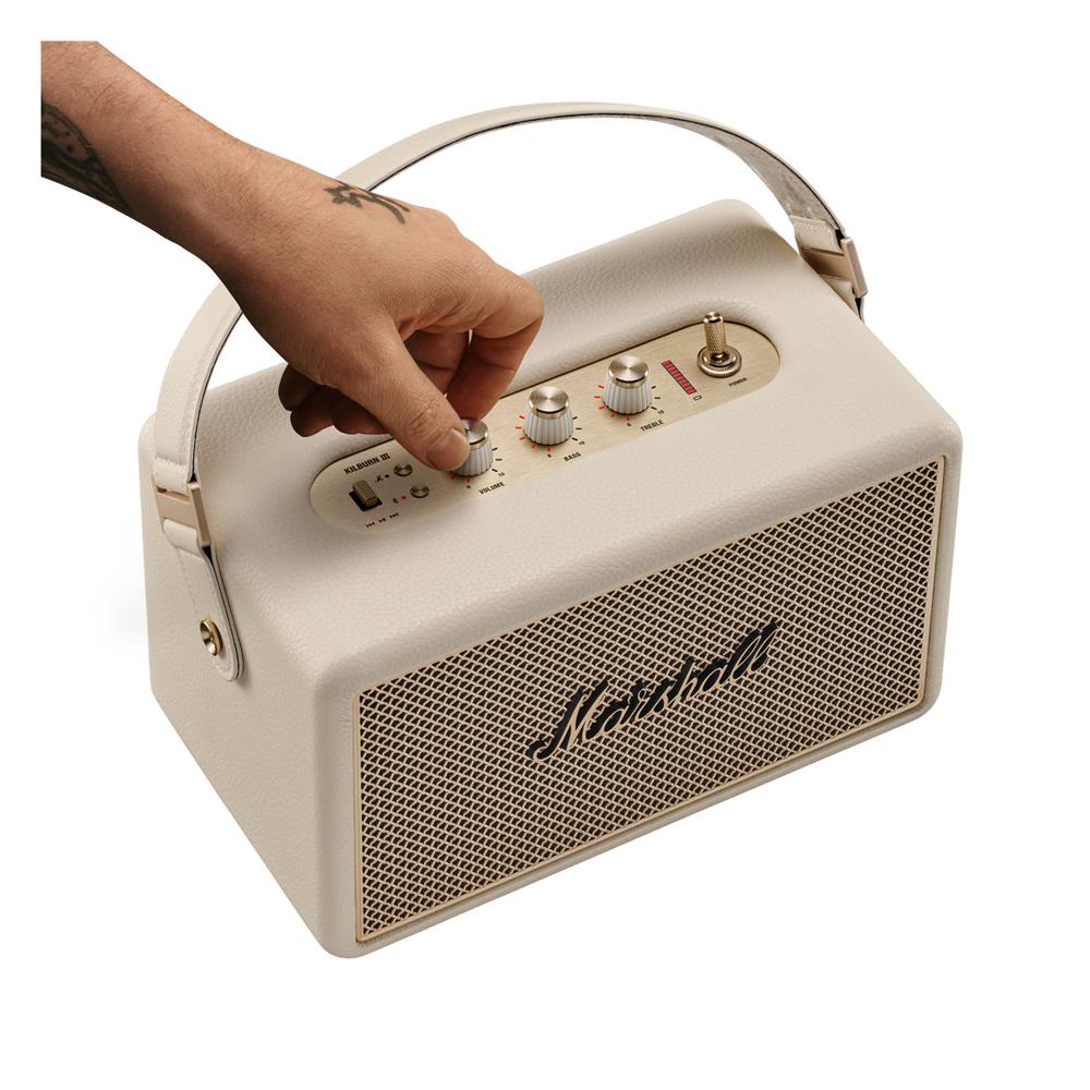 ลำโพงบลูทูธ MARSHALL KILBURN III สีครีม