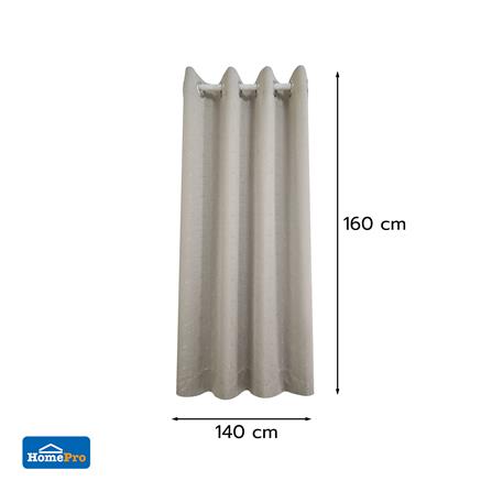 ผ้าม่าน EYELET HOME LIVING STYLE FANAR UV 140X160 ซม. สีครีม_5