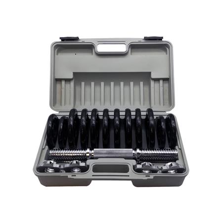 ชุดดัมเบลเกลียวล็อกพร้อมกล่อง KING 15 กก._2