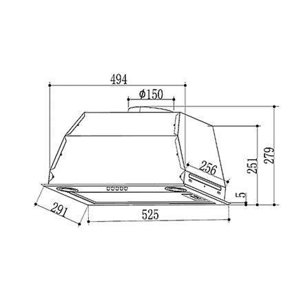 เครื่องดูดควันมาตรฐาน TEKA GFX 55 SS 60 ซม._3