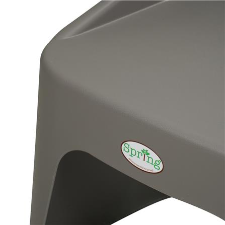 เก้าอี้พลาสติก SPRING KIWI CHAIR สีเทา_3