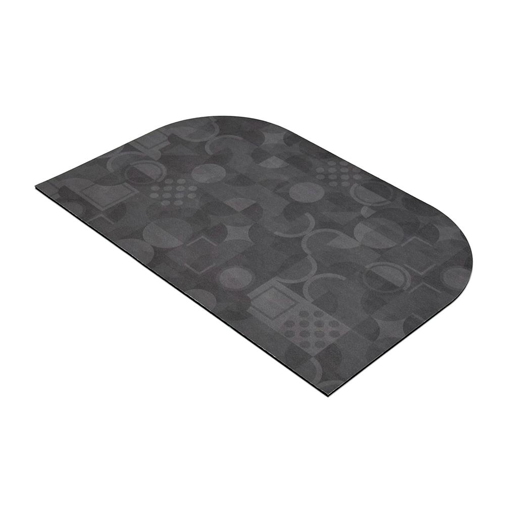 พรมพียู HOME LIVING STYLE FINIX 45x70 ซม. สีดำ