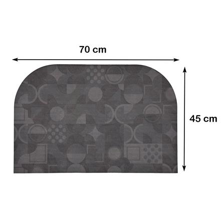 พรมพียู HOME LIVING STYLE FINIX 45x70 ซม. สีดำ_7