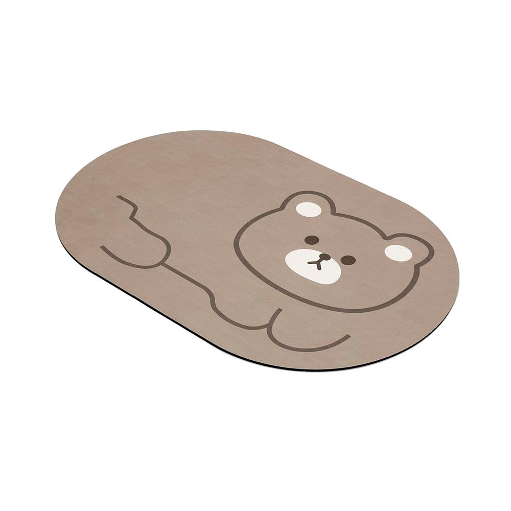 พรมพียู HOME LIVING STYLE BEAR 45x70 ซม. สีน้ำตาล