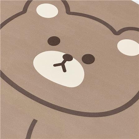 พรมพียู HOME LIVING STYLE BEAR 45x70 ซม. สีน้ำตาล_2
