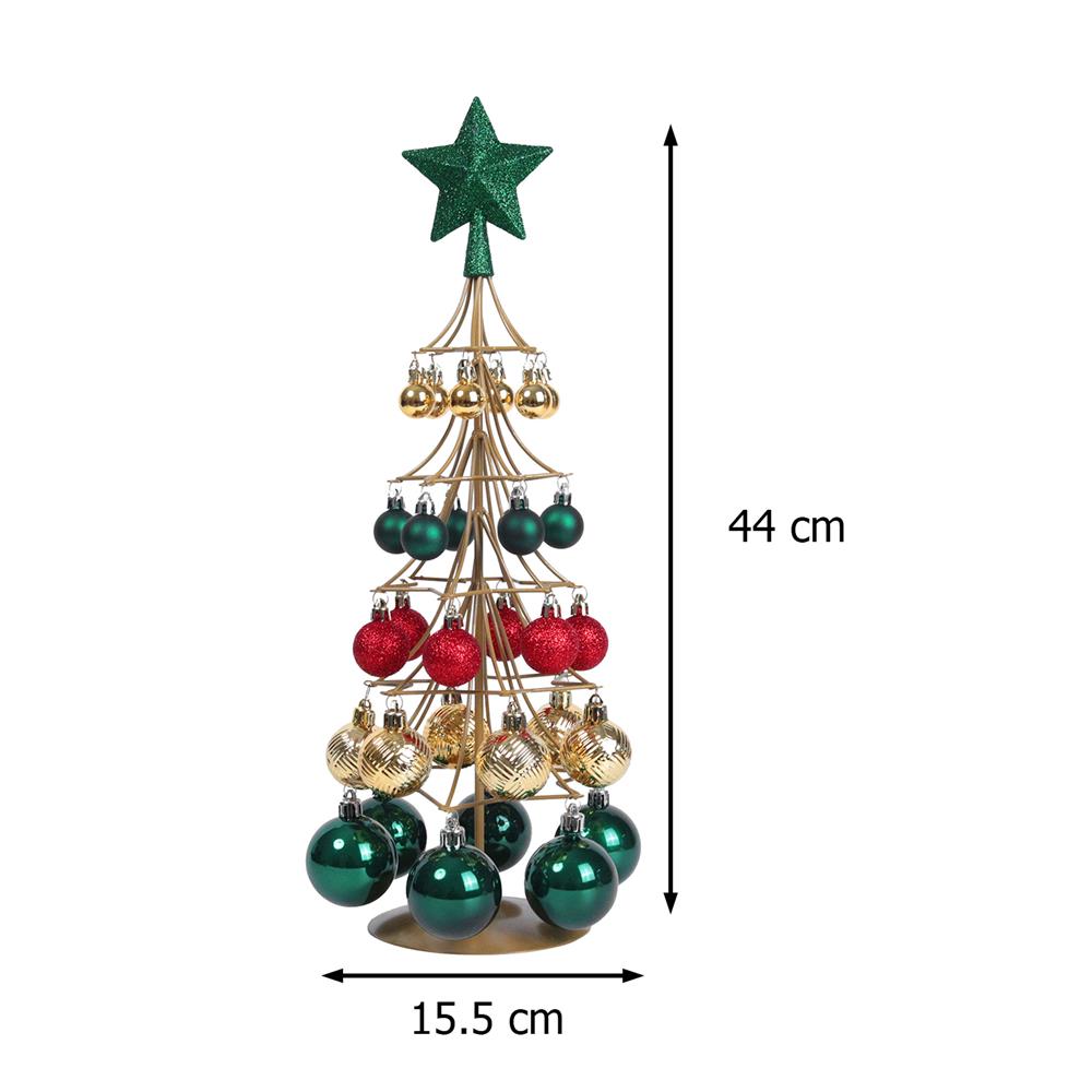 ต้นคริสต์มาสบอล STAR HOME LIVING STYLE 15.5x44 ซม. หลากสี