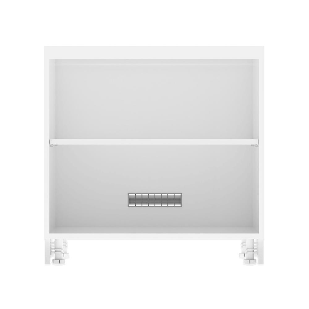 โครงตู้ล่างบานคู่ CABIN UPVC 90x83.5 ซม. สีขาว