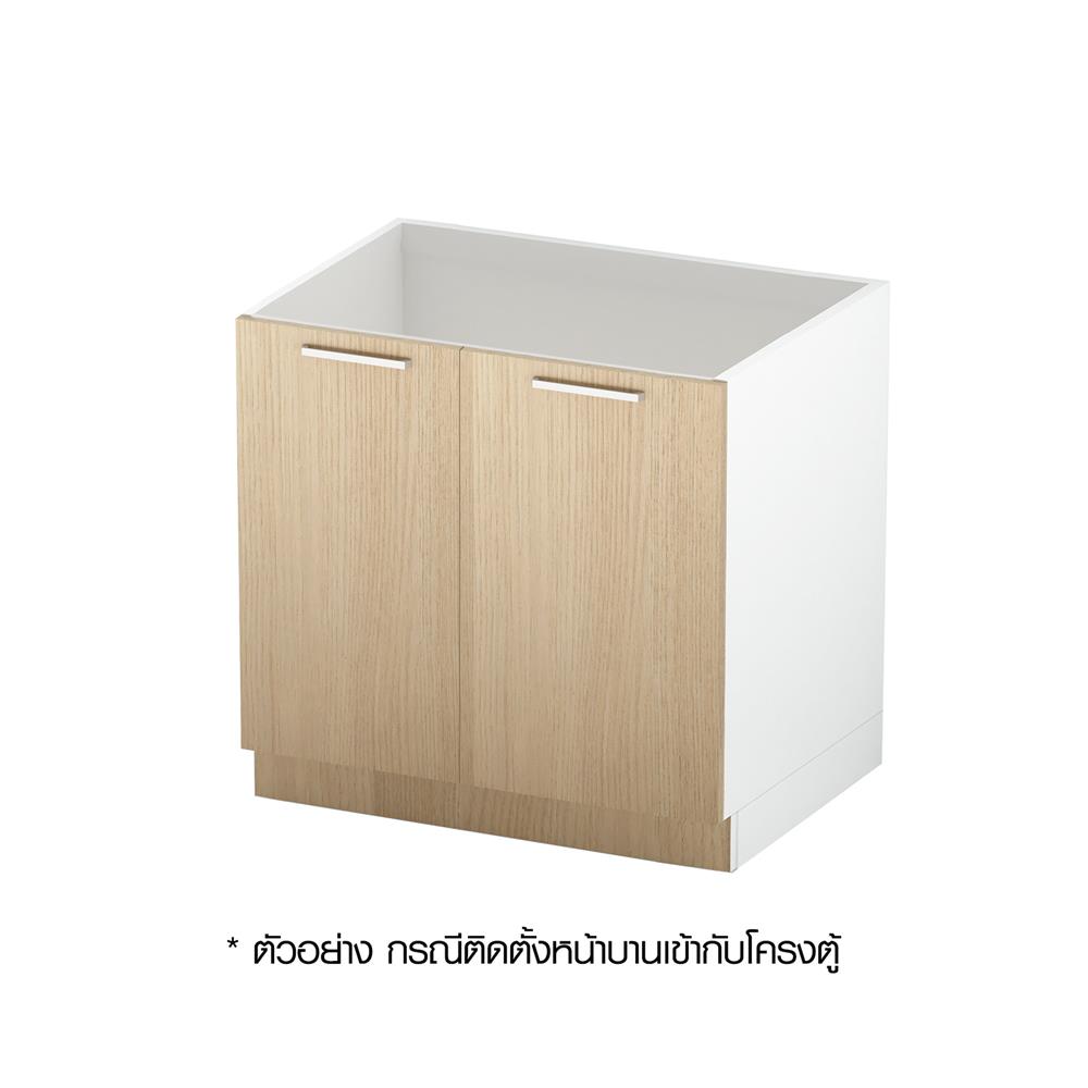 โครงตู้ล่างบานคู่ CABIN UPVC 90x83.5 ซม. สีขาว