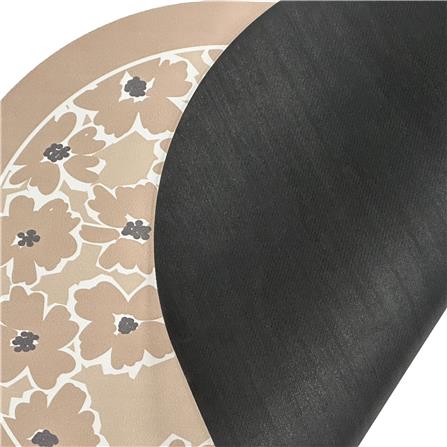 พรมพียู HOME LIVING STYLE FLORA 45x70 ซม. สีน้ำตาลอ่อน_1