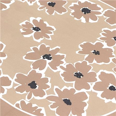 พรมพียู HOME LIVING STYLE FLORA 45x70 ซม. สีน้ำตาลอ่อน_2