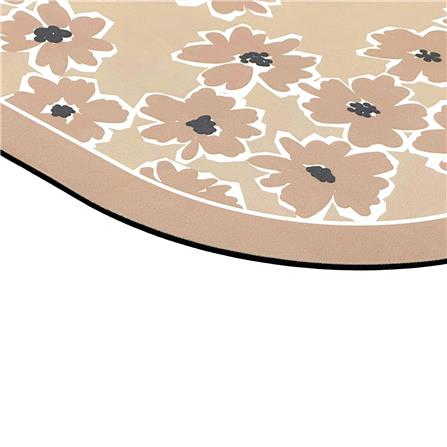 พรมพียู HOME LIVING STYLE FLORA 45x70 ซม. สีน้ำตาลอ่อน_3