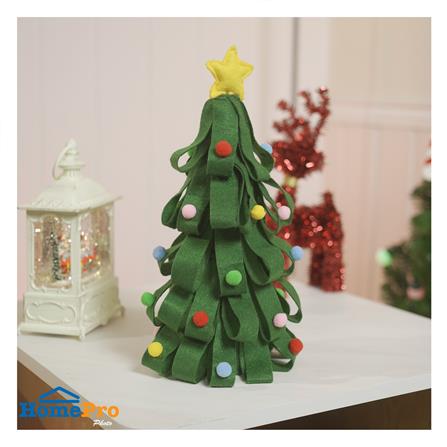 ต้นคริสต์มาสปอมปอม STAR HOME LIVING STYLE 15x30 ซม. สีเขียว_3