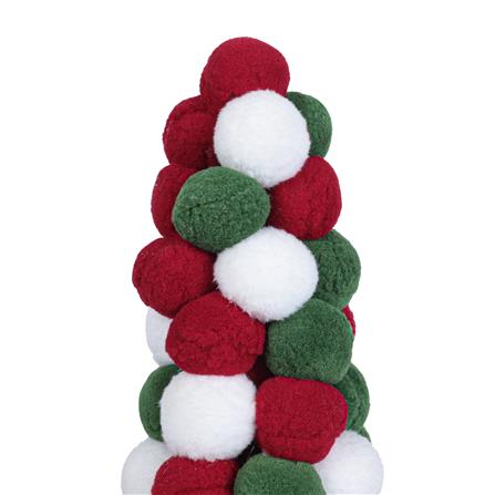 ต้นคริสต์มาสปอมปอม HOME LIVING STYLE 15x42 ซม. หลากสี_1