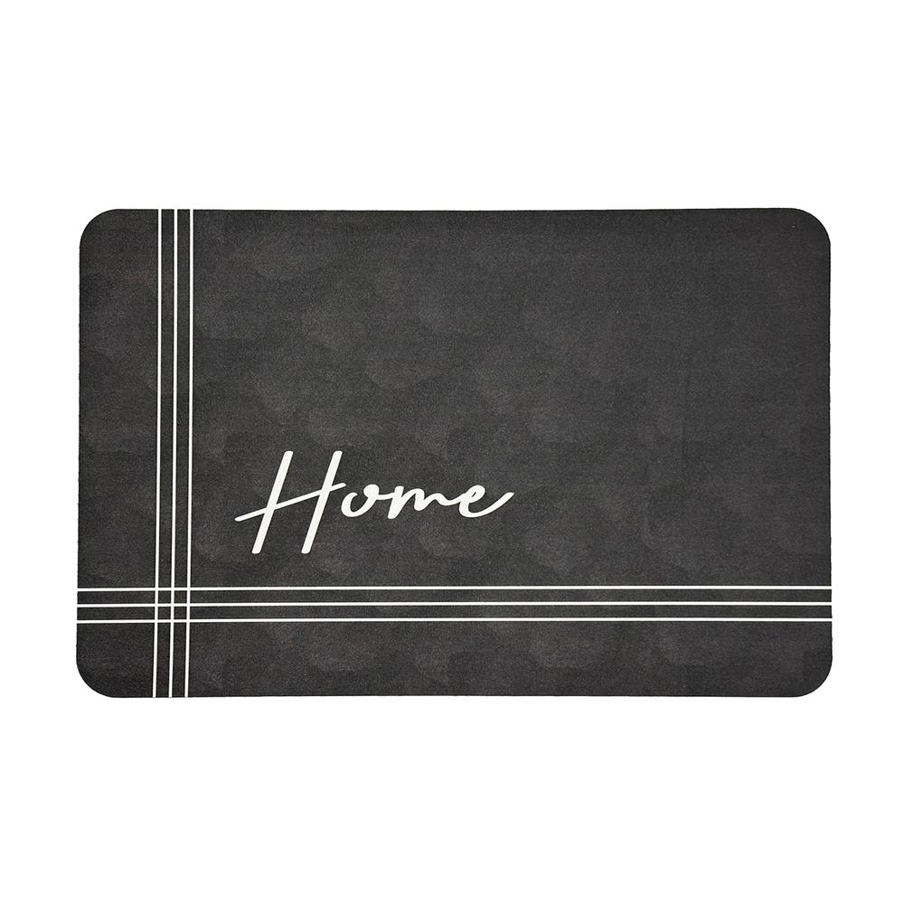 พรมพียู HOME LIVING STYLE HOME 45x70 ซม. สีดำ