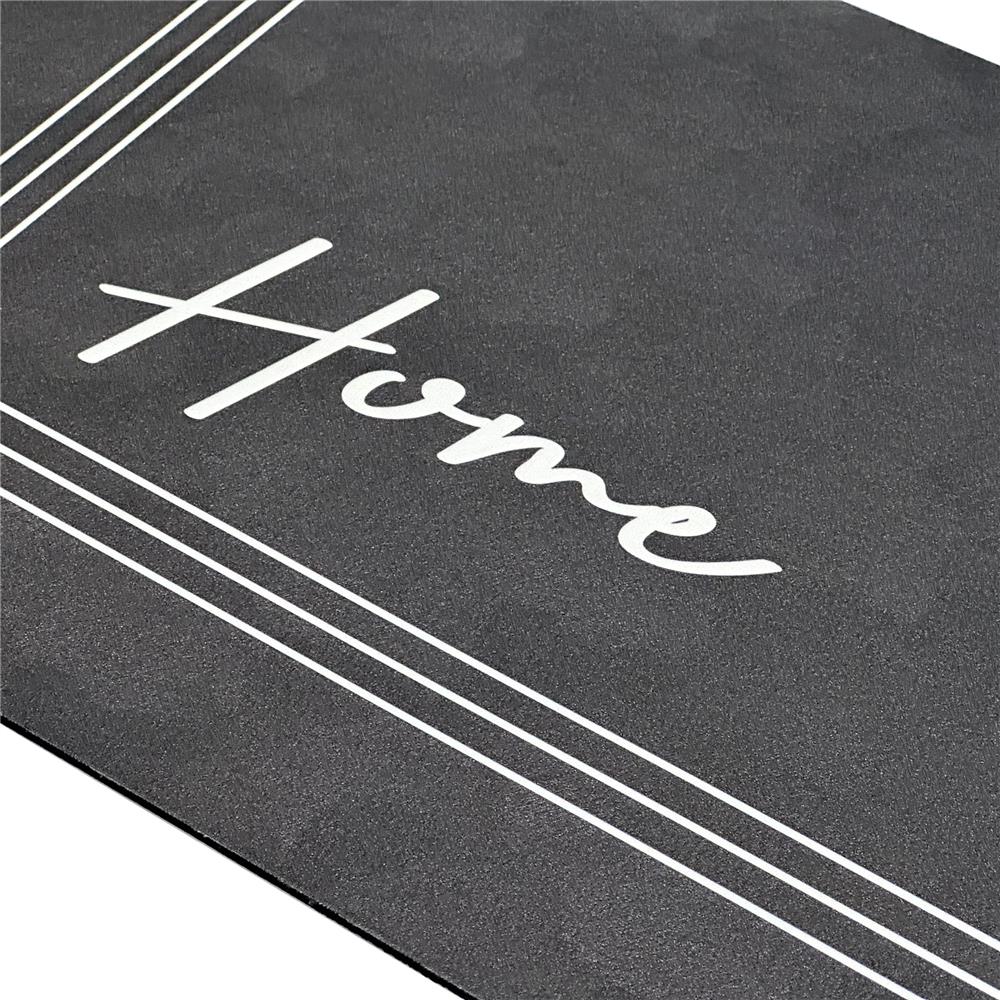 พรมพียู HOME LIVING STYLE HOME 45x70 ซม. สีดำ