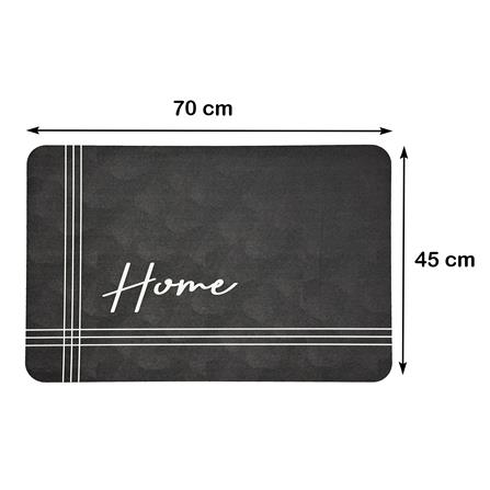 พรมพียู HOME LIVING STYLE HOME 45x70 ซม. สีดำ_7