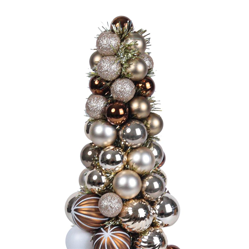 ต้นคริสต์มาสบอล HOME LIVING STYLE 18.3x39.5 ซม. สีทอง