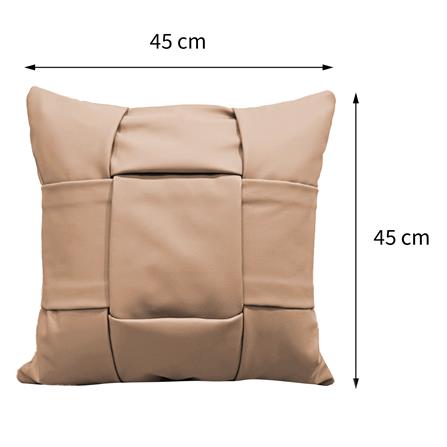 หมอนอิง SNAZZ TERLACA 18x18 นิ้ว สีน้ำตาล_6