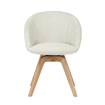 เก้าอี้ทานข้าวหมุนได้ FURDINI MIRA สีเบจ_1