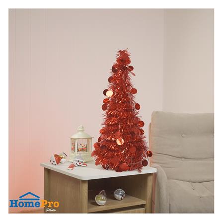 ต้นคริสต์มาสริบบิ้น HOME LIVING STYLE สูง 75 ซม. สีแดง_3