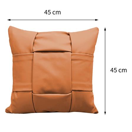 หมอนอิง SNAZZ TERLACA 18x18 นิ้ว สีส้ม_8