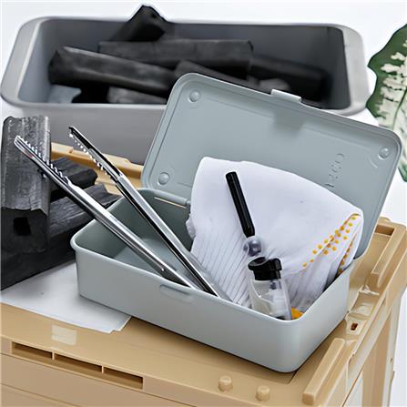 กล่องเครื่องมือเหล็ก 1 ช่อง TRUSCO T-190LG สีเทาอ่อน_2