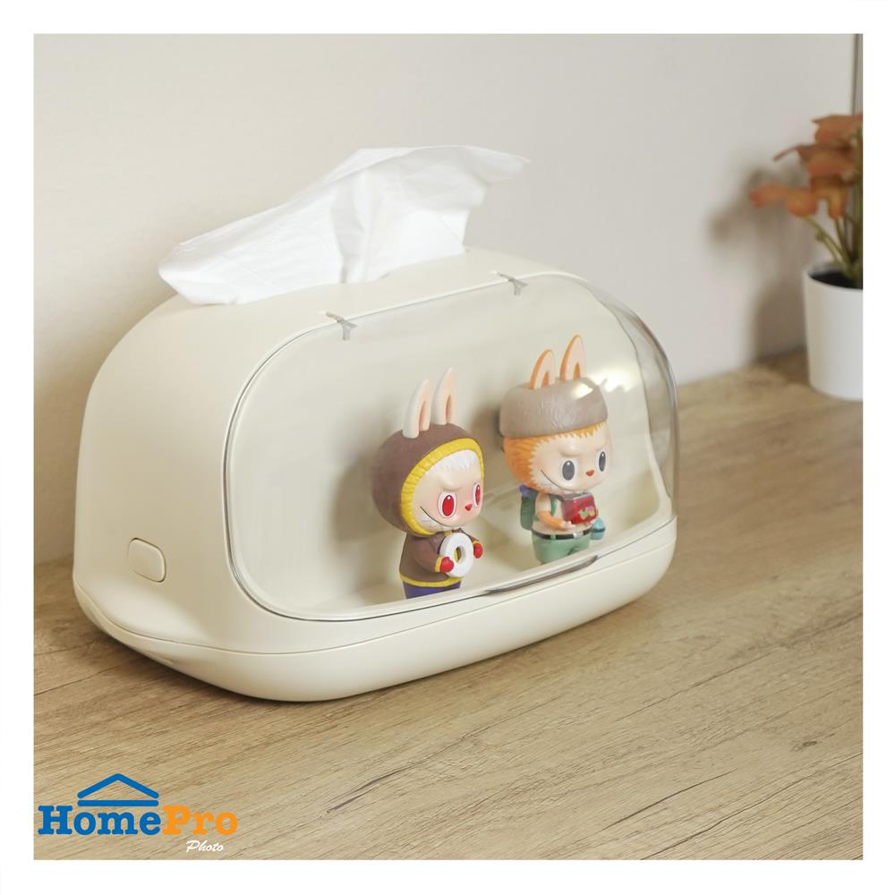 กล่องทิชชู่ KECH BUTTER สีครีม