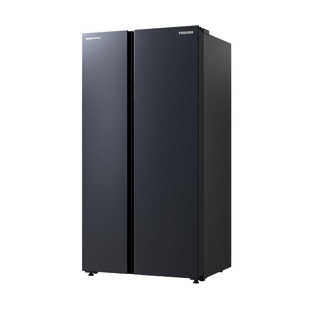 ตู้เย็น SIDE BY SIDE TOSHIBA GR-RS910WI-PMTH(06) 25.1 คิว สีเทาเข้ม