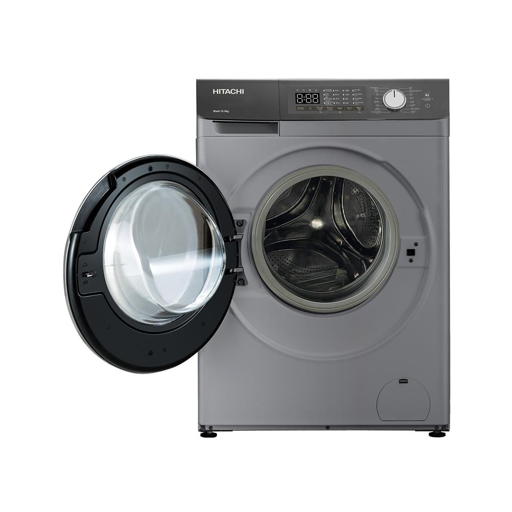 เครื่องซักผ้าฝาหน้า HITACHI BD-1054HVOS 10.5 กก. 1400RPM อินเวอร์เตอร์ สีเทา