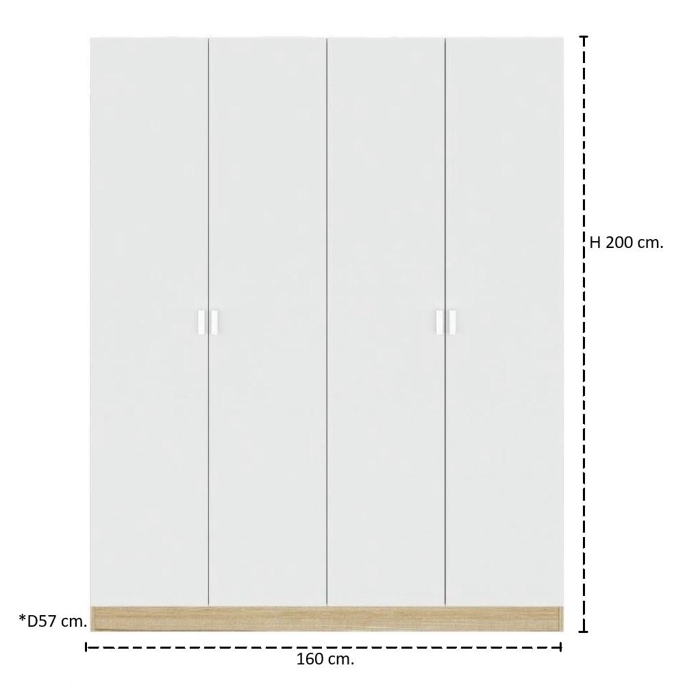 ชุดห้องนอน 3.5 ฟุต KONCEPT MOLLY 59063747 สีน้ำตาล