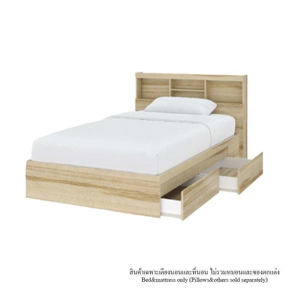 ชุดห้องนอน 3.5 ฟุต KONCEPT MOLLY 59063747 สีน้ำตาล