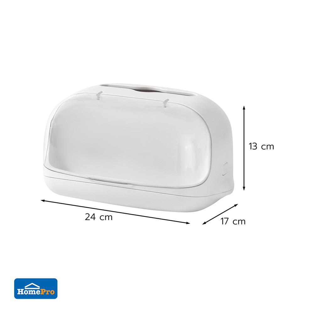 กล่องทิชชู่ KECH BUTTER สีขาว