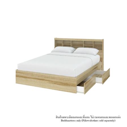 ชุดห้องนอน 5 ฟุต KONCEPT MOLLY 59063742 สีน้ำตาล_1