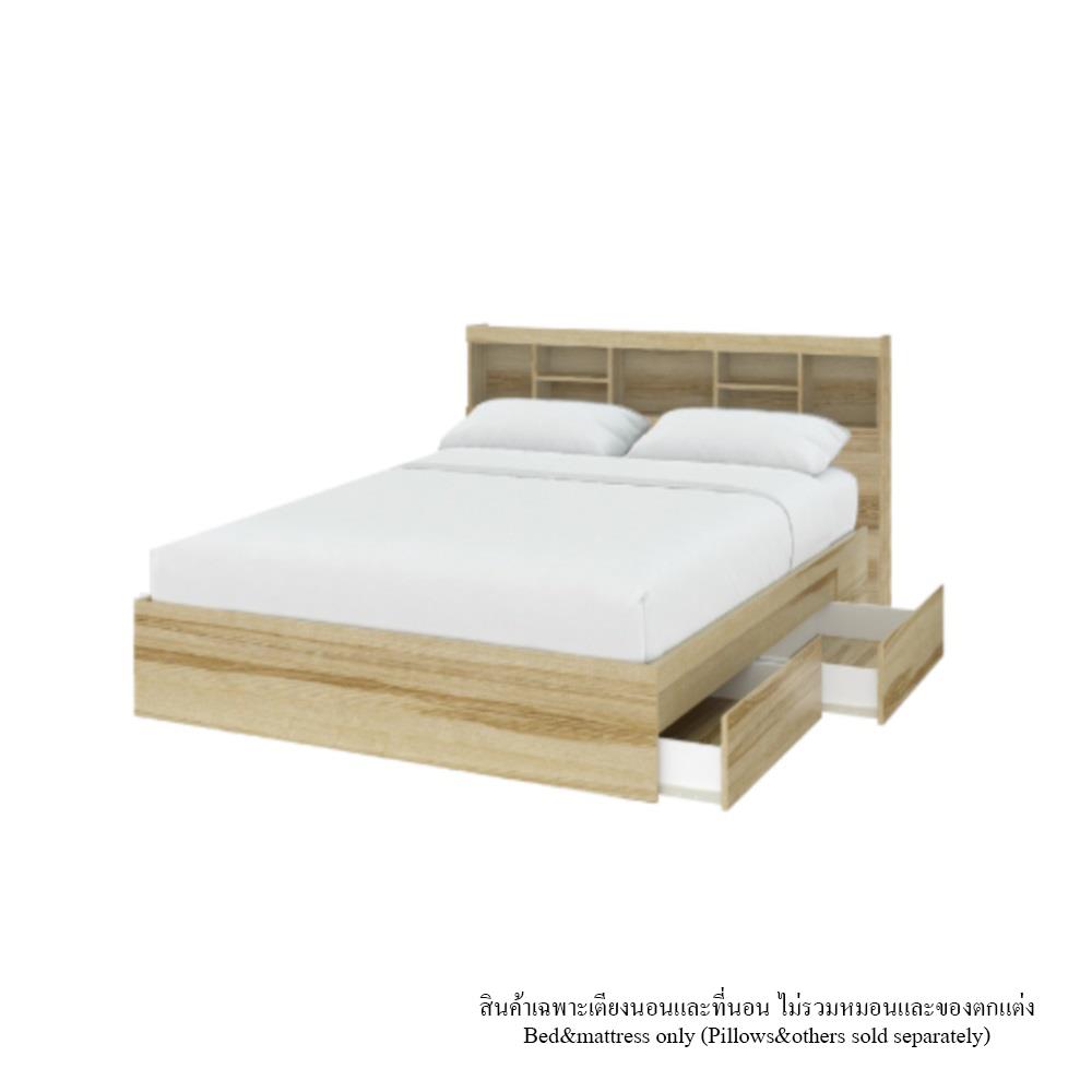 ชุดห้องนอน 5 ฟุต KONCEPT MOLLY 59063760 สีน้ำตาล