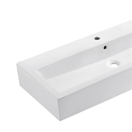 อ่างล้างหน้าวางบนเคาน์เตอร์ ESTHER ECW-05-211F-11 สีขาว_1