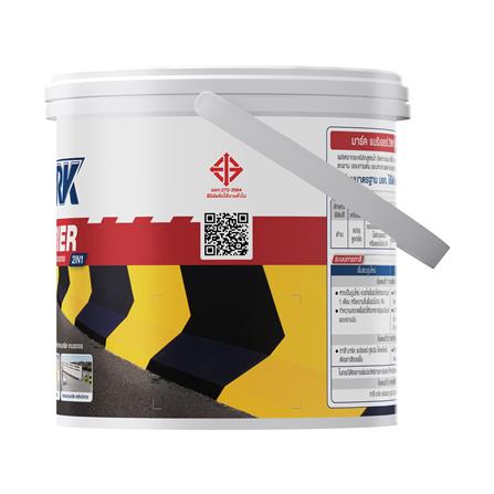 สีทาถนน ไม่สะท้อนแสง CAPTAIN MARK BARRIER 2IN1 00709 สีดำ 1 แกลลอน_2